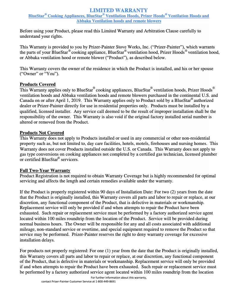Page n°1 - Mode d'emploi BlueStar BSPMLSS70SS