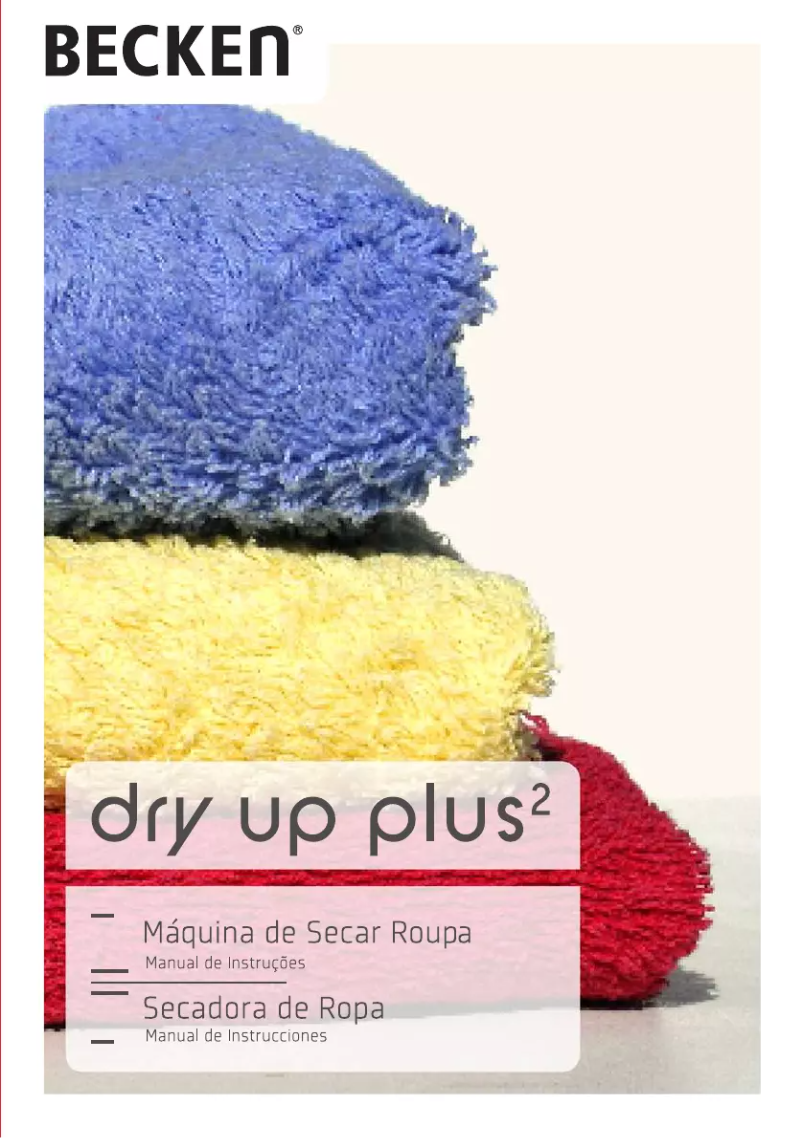 Image de la première page du manuel de l'appareil Dry Up Plus2 TDMC78WH