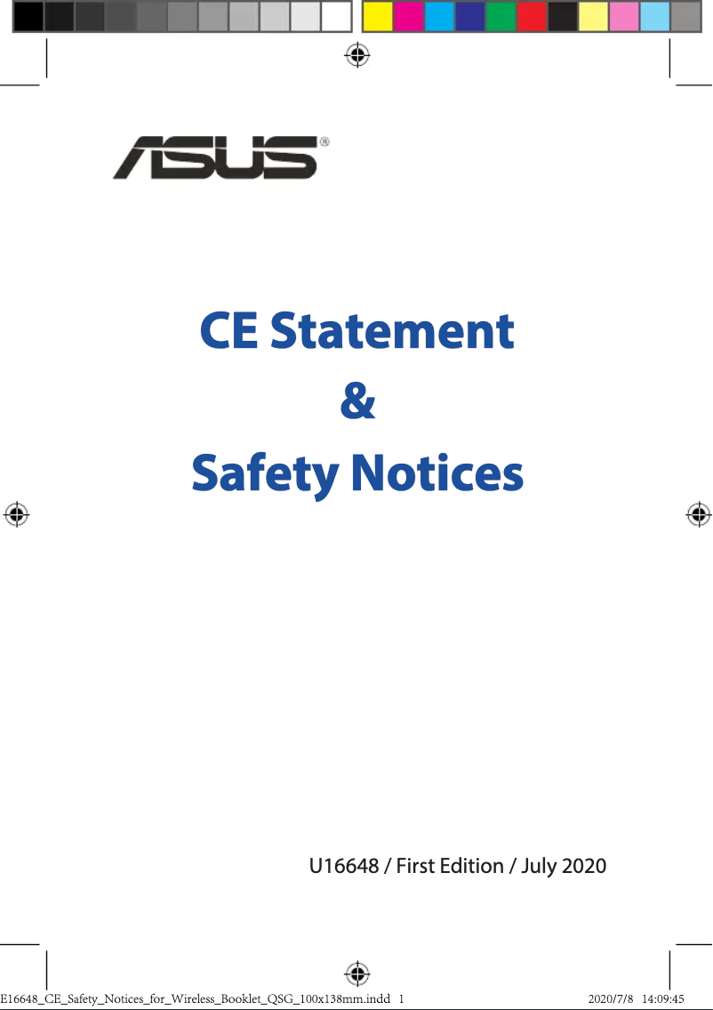 Page n°1 - Instructions de sécurité Asus ZenWifi AC Mini CD6