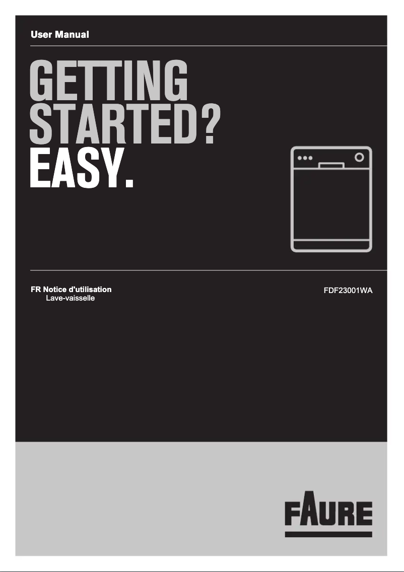 Imagen de la primera página del manual del dispositivo FDF23001WA
