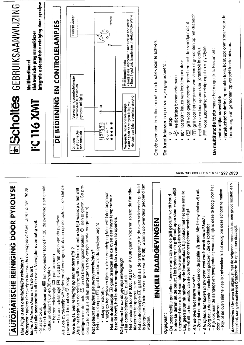 Image de la première page du manuel de l'appareil FC 116 XMT