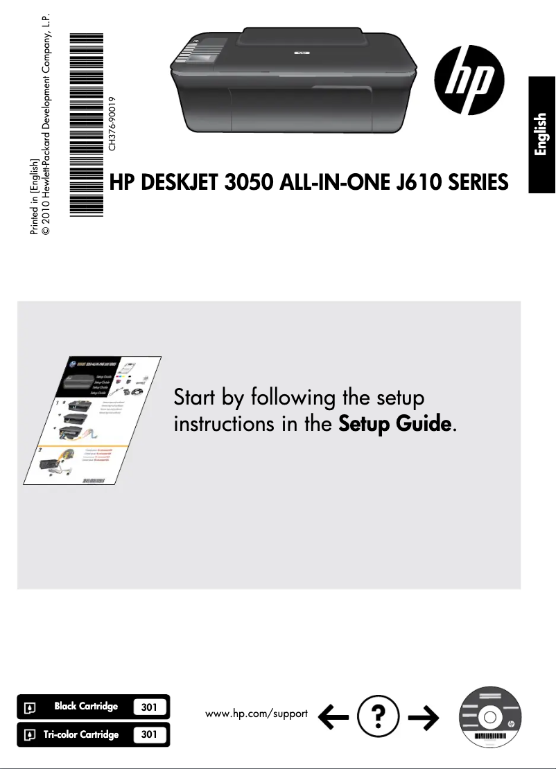 Page 1 de la notice Manuel utilisateur HP DeskJet 3059