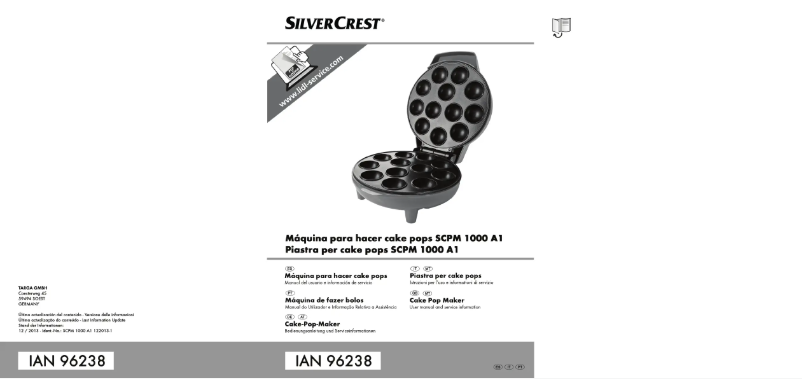 Page n°1 - Manuel utilisateur SilverCrest SCPM 1000 A1