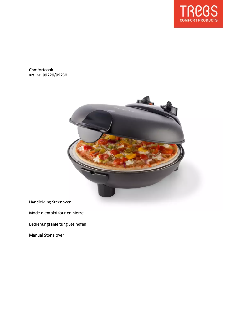 Image de la première page du manuel de l'appareil Comfortcook 99229