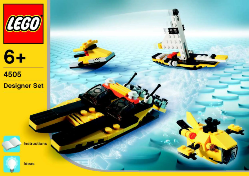 Page n°1 - Manuel utilisateur Lego Creator 4505