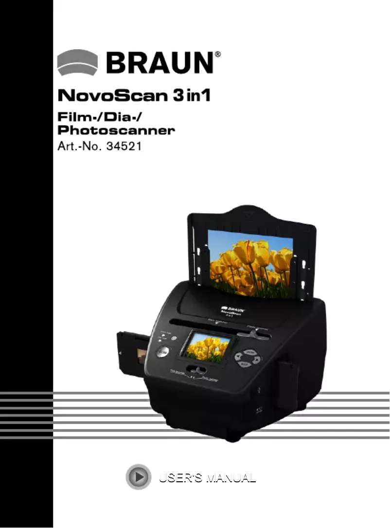 Image de la première page du manuel de l'appareil Novoscan