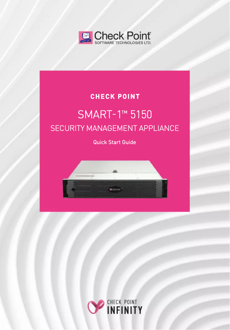Page 1 de la notice Manuel utilisateur Check Point Smart-1 5150