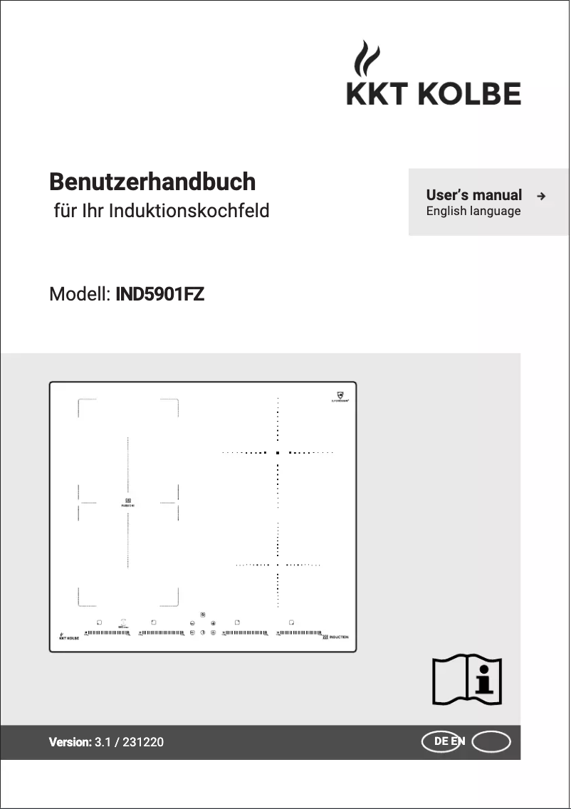 Page n°1 - Manuel utilisateur KKT Kolbe IND5901FZ