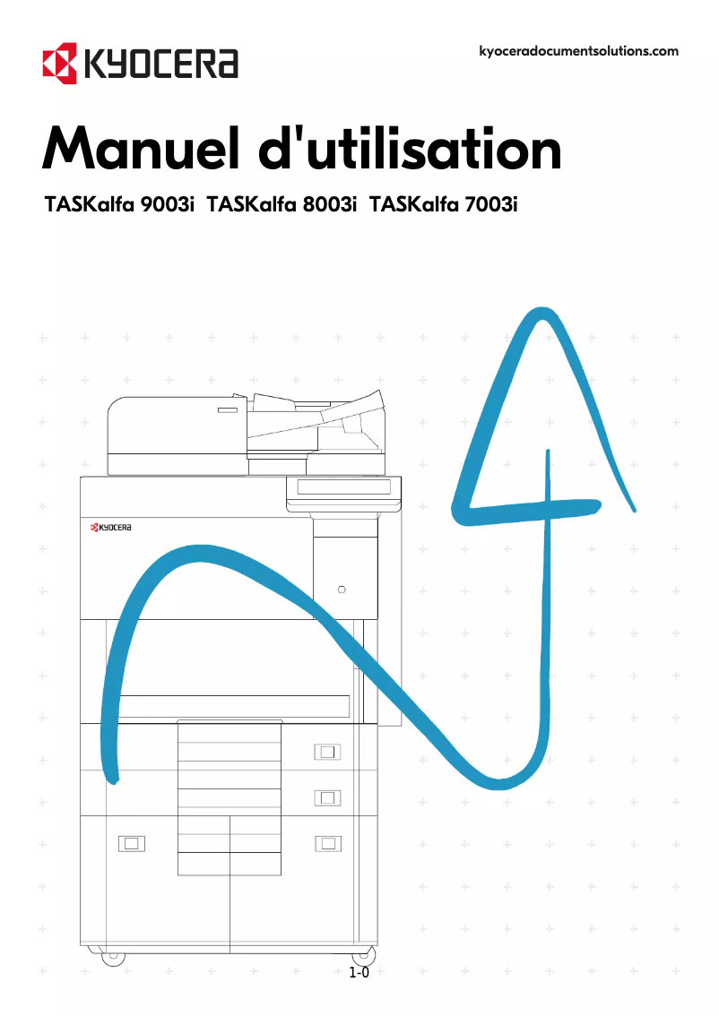 Page 1 de la notice Manuel utilisateur Kyocera TASKalfa 9003i