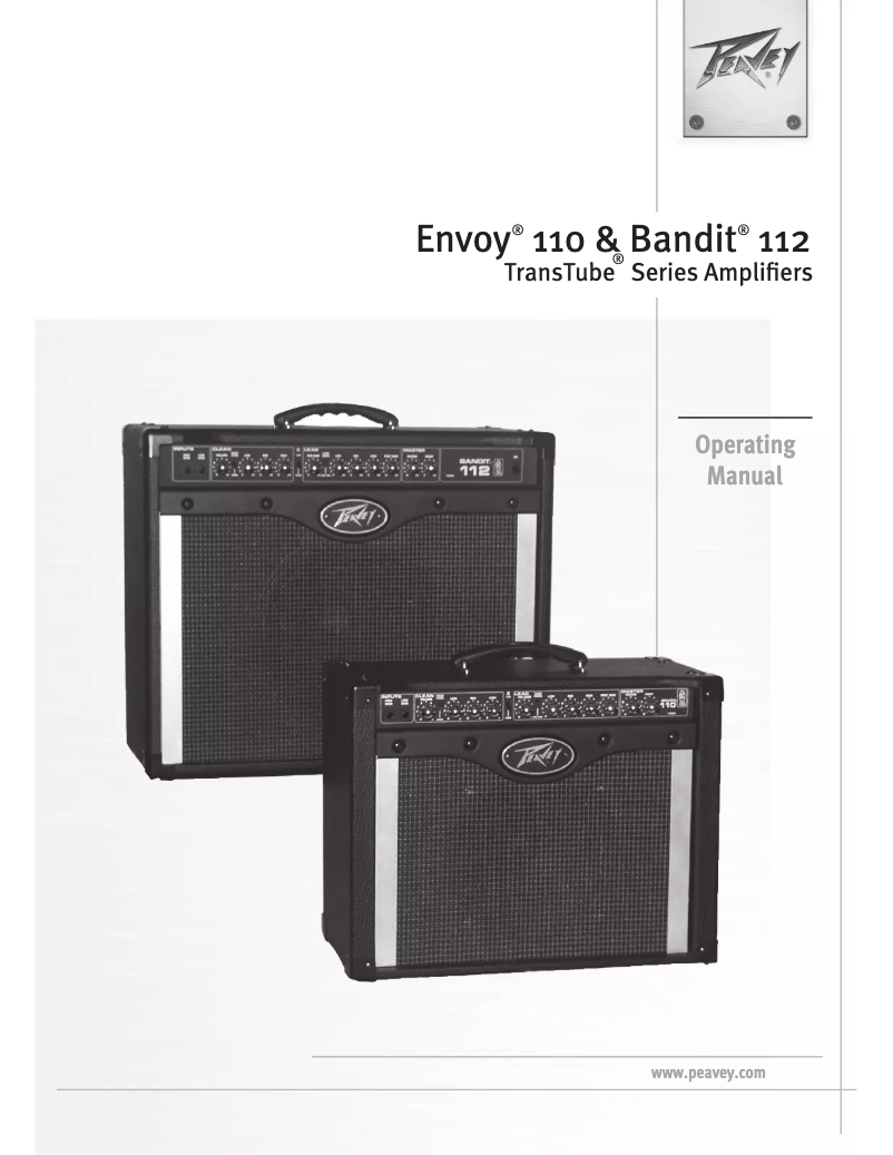 Página 1 del manual Manual de usuario Peavey Envoy 110