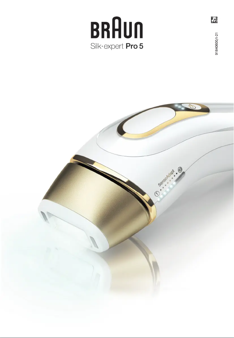 Page n°1 - Manuel utilisateur Braun Silk Expert Pro 5 PL5149