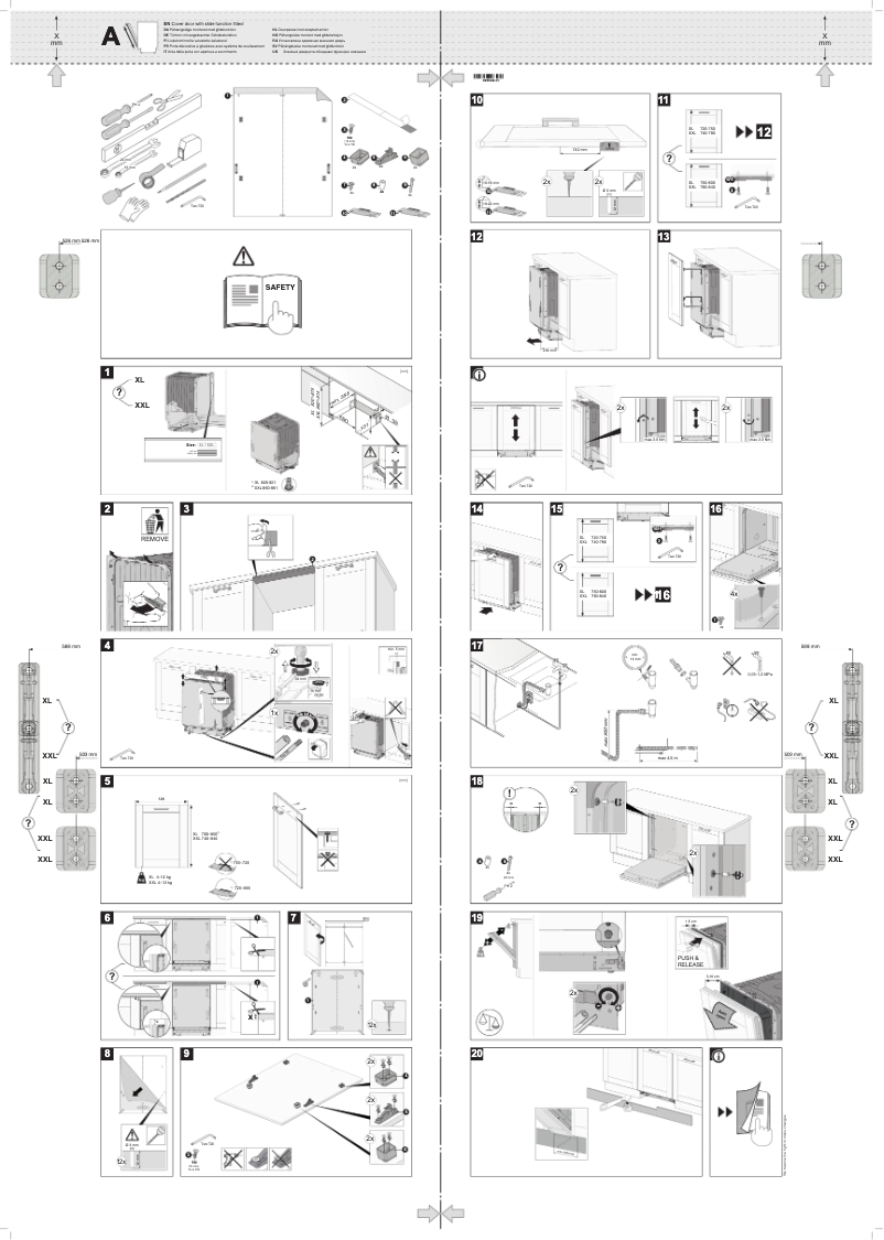 Page 1 de la notice Manuel utilisateur Asko DSD543B