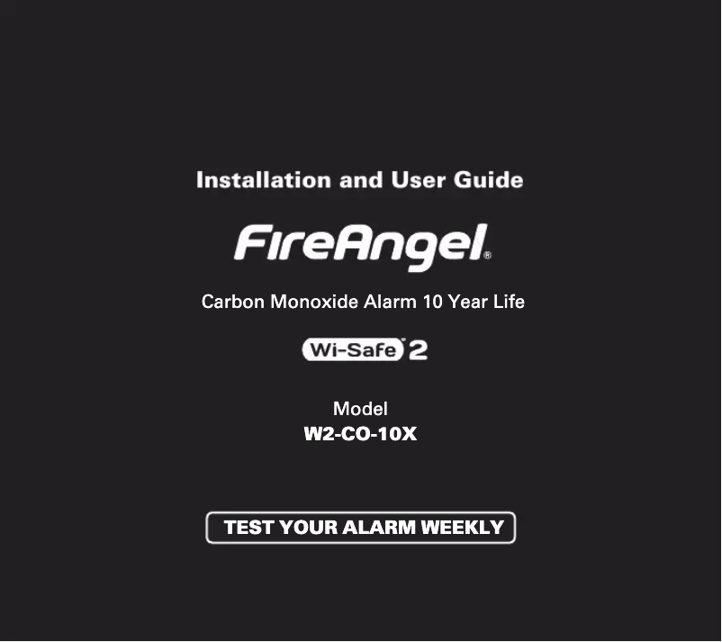 Page n°1 - Manuel utilisateur FireAngel FP1820W2-R