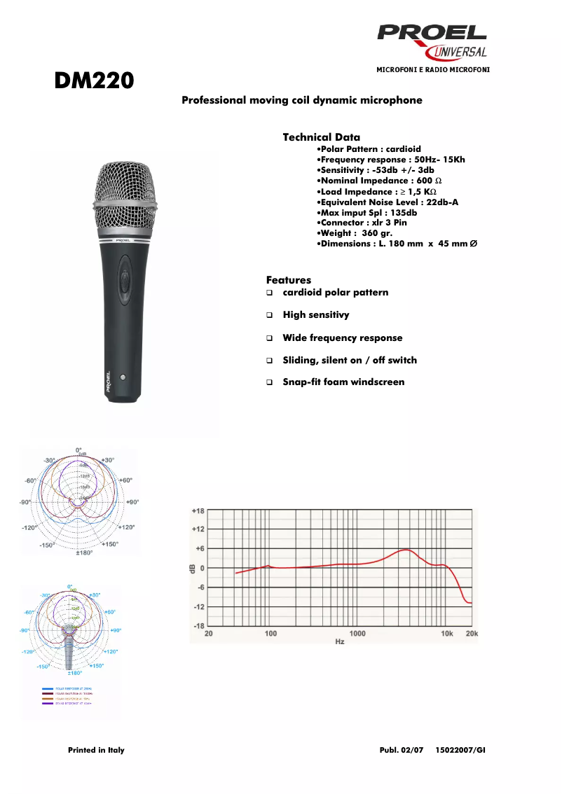 Imagen de la primera página del manual del dispositivo DM226
