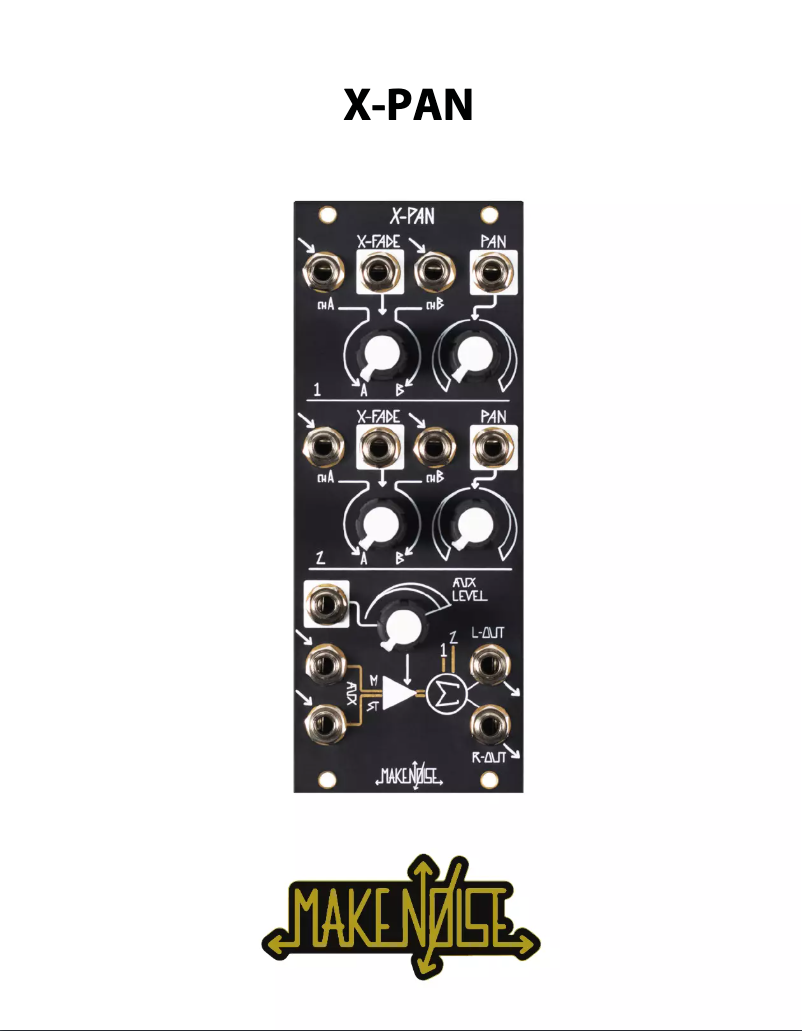 Image de la première page du manuel de l'appareil X-Pan