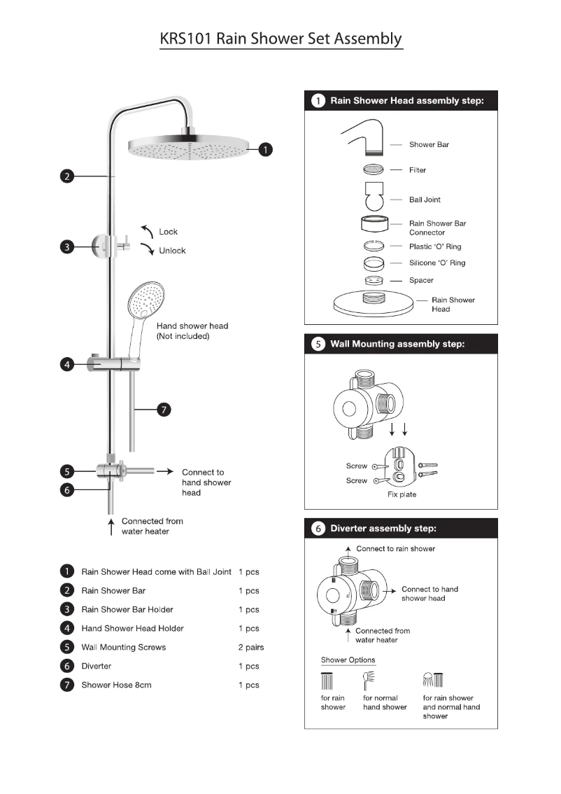 Page n°1 - Manuel utilisateur Khind KRS101