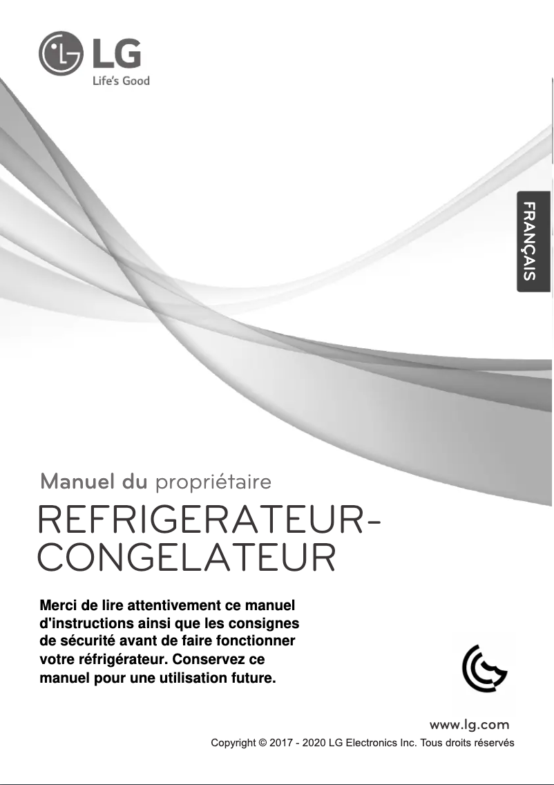Image de la première page du manuel de l'appareil GN-B502SQCL