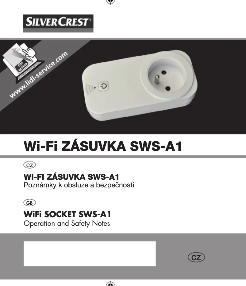 Image de la première page du manuel de l'appareil SWS-A1