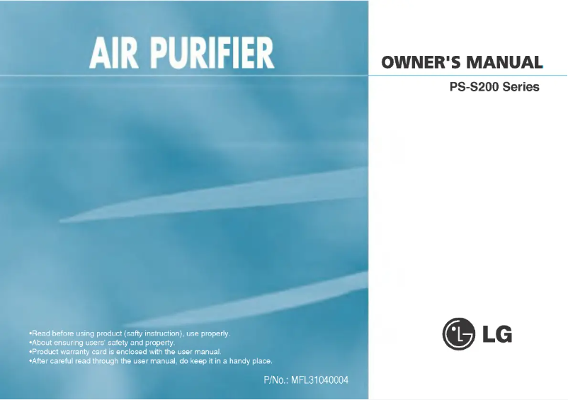 Page 1 de la notice Manuel utilisateur LG PS-S200WCS