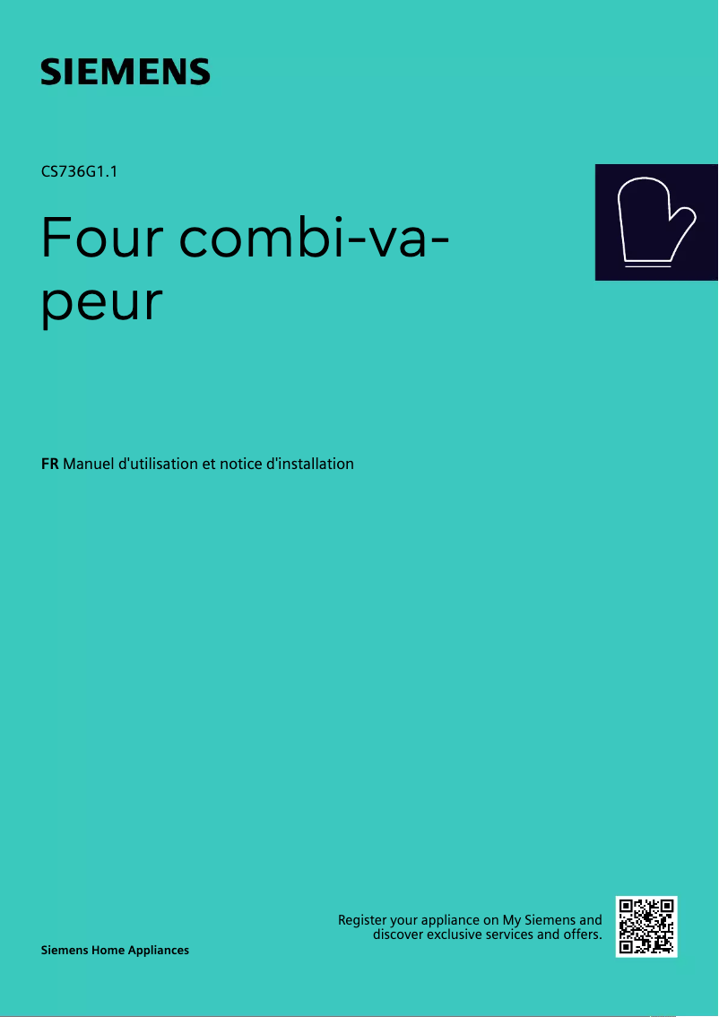 Image de la première page du manuel de l'appareil CS736G1B1