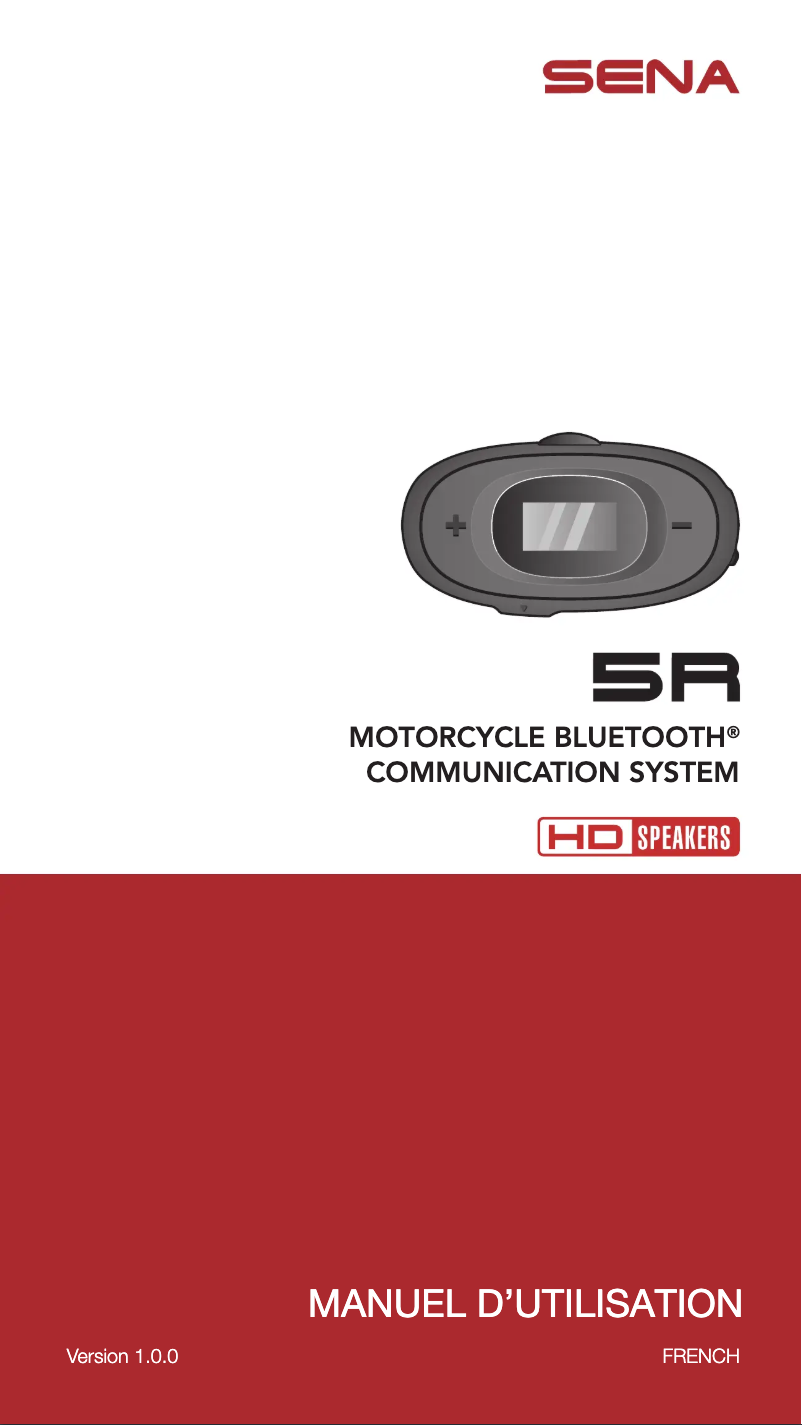 Página 1 del manual Manual de usuario Sena 5R