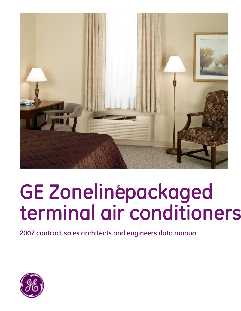 Page n°1 - Manuel utilisateur GE AZ38H09DAC