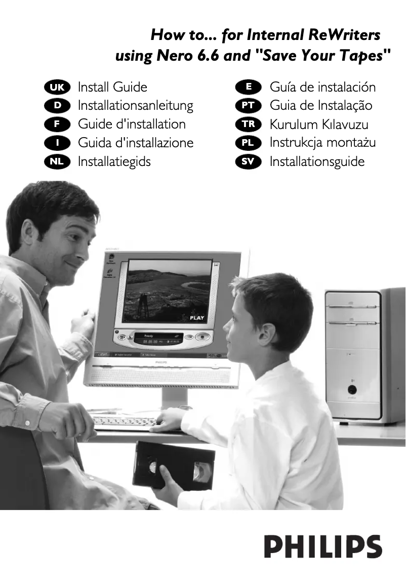 Page 1 de la notice Mode d'emploi Philips DVDR16LSK