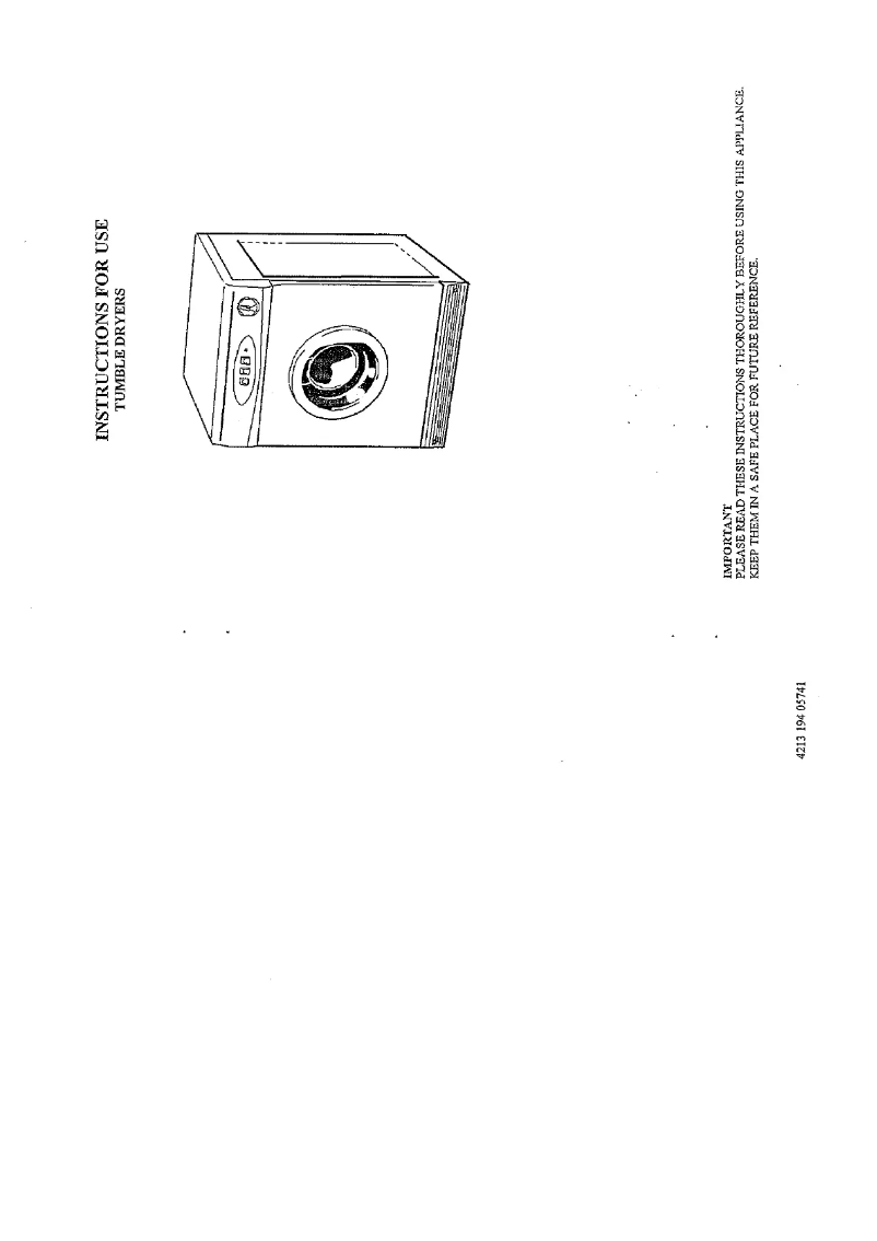 Image de la première page du manuel de l'appareil EBD 602S