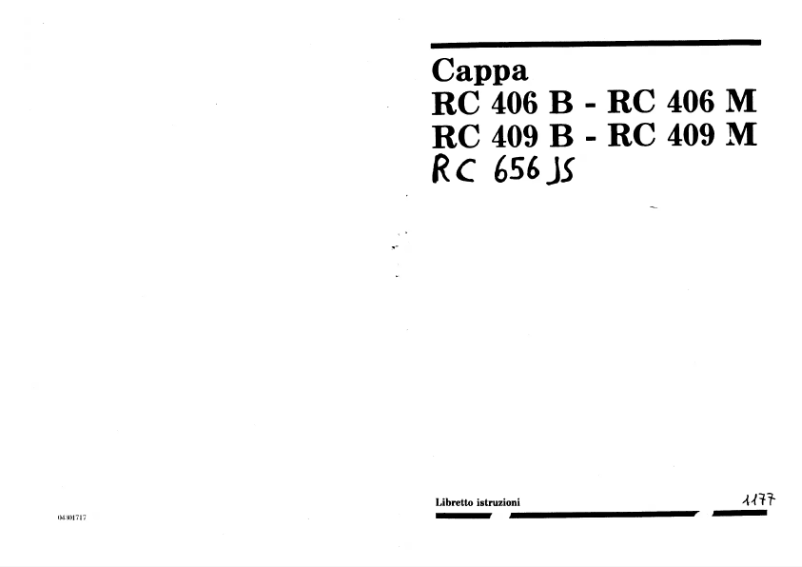Page 1 de la notice Manuel utilisateur Rex RC409M