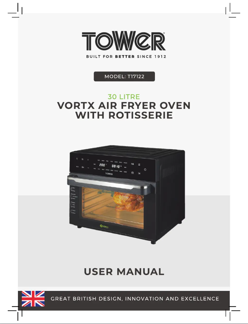 Page 1 de la notice Manuel utilisateur Tower T17122