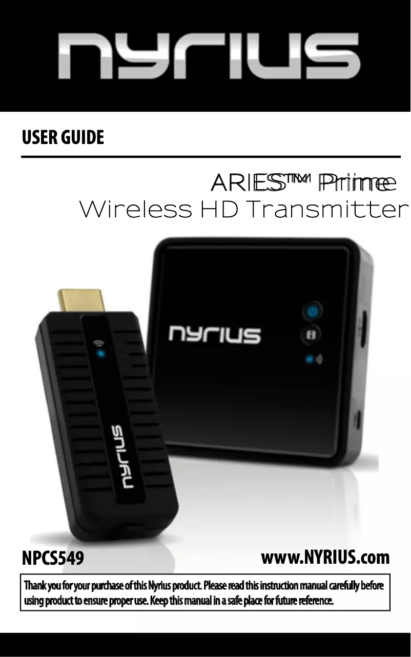 Image de la première page du manuel de l'appareil NPCS549