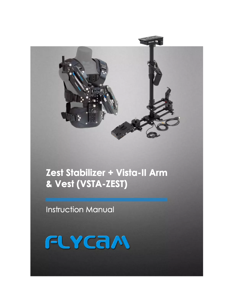 Page n°1 - Manuel utilisateur Flycam Zest