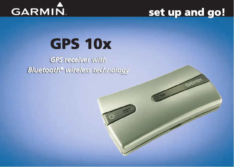 Image de la première page du manuel de l'appareil GPS 10x