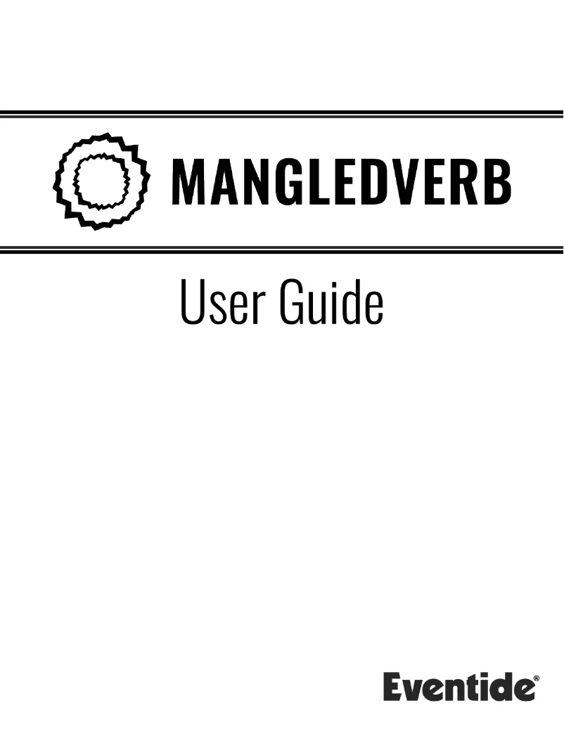 Image de la première page du manuel de l'appareil Mangledverb