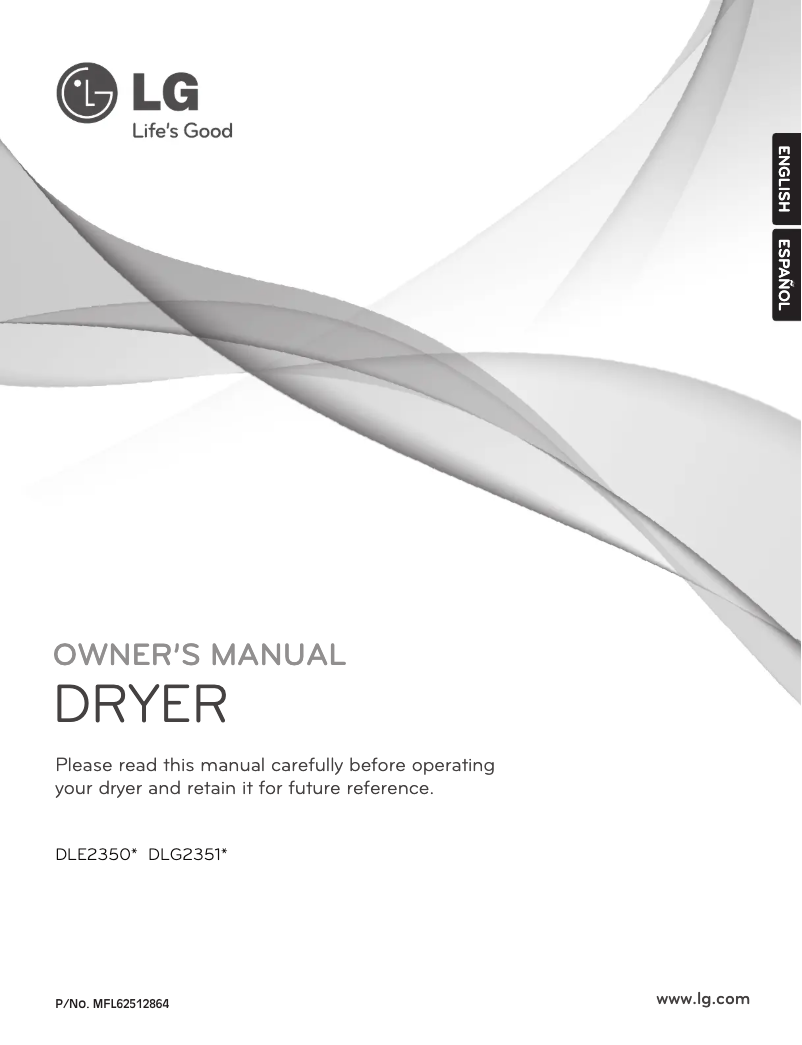 Page n°1 - Manuel utilisateur LG DLG2351R