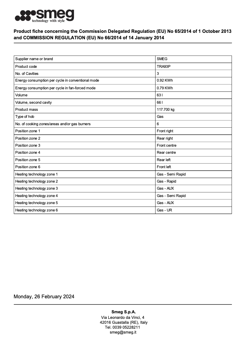 Image de la première page du manuel de l'appareil TRA93P