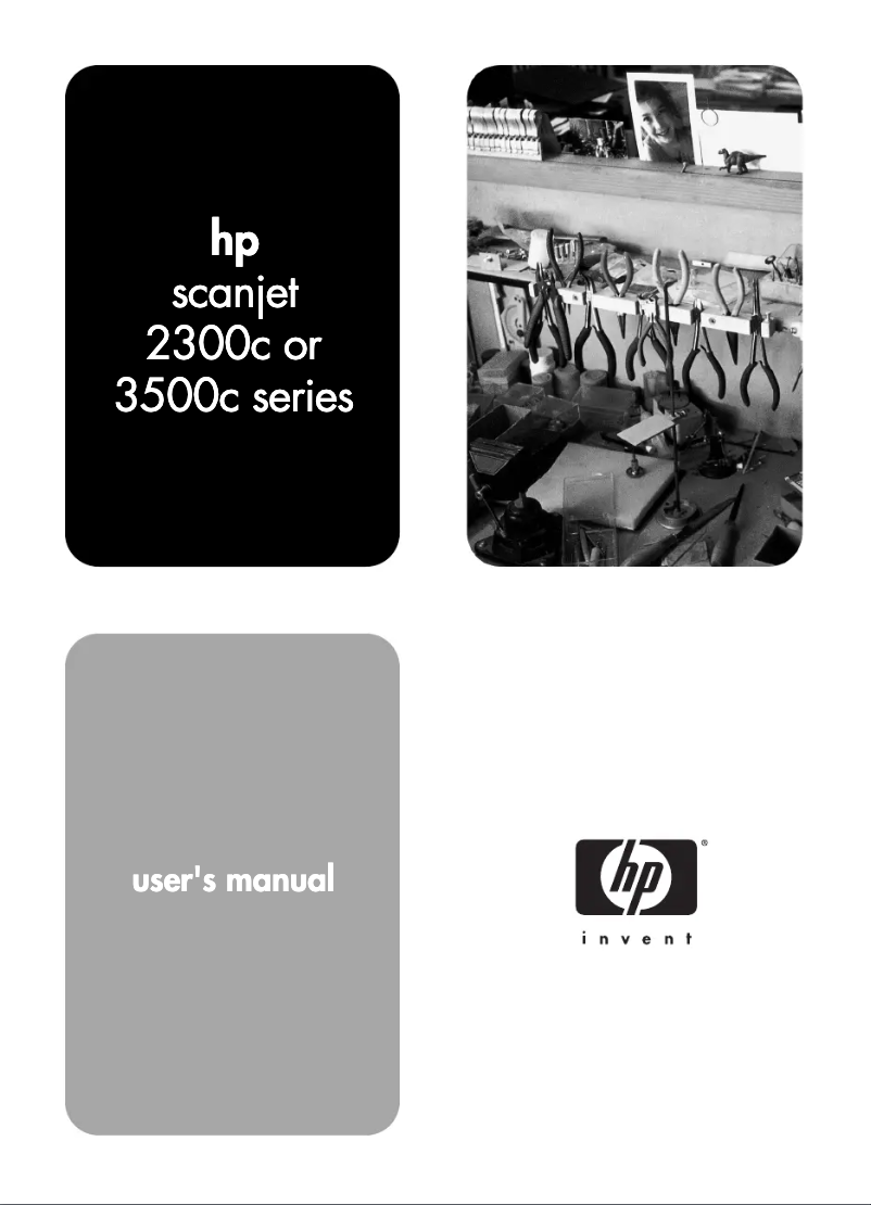 Page 1 de la notice Manuel utilisateur HP Scanjet 3510