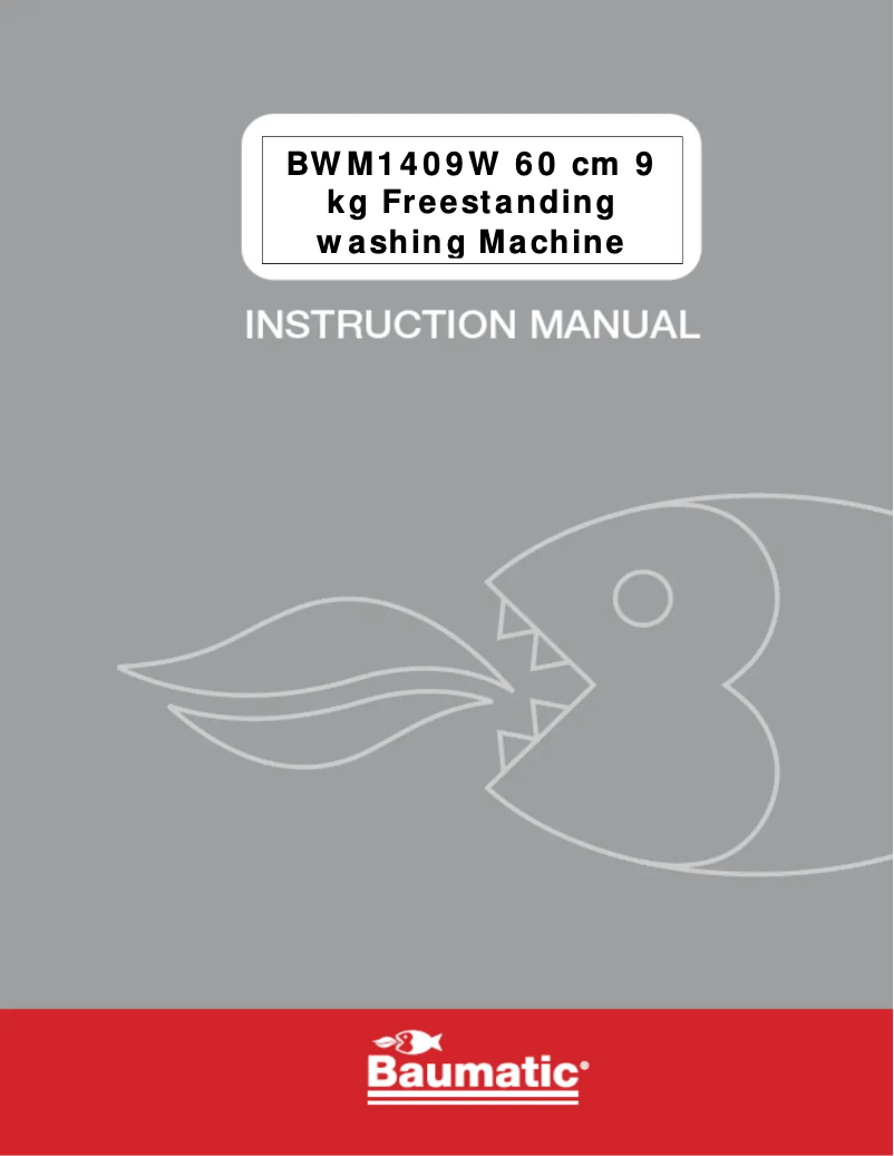 Page 1 de la notice Manuel utilisateur Baumatic BWM1409W