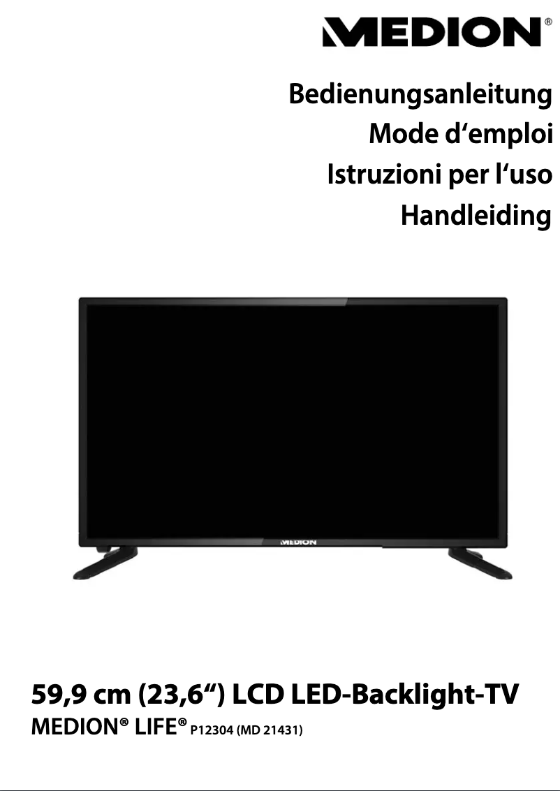 Page 1 de la notice Manuel utilisateur Medion LIFE P12304 (MD 21431)