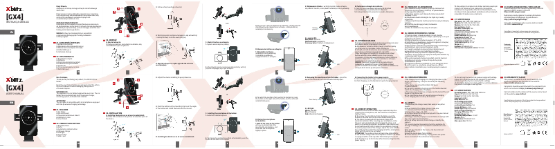 Page 1 de la notice Manuel utilisateur Xblitz GX4