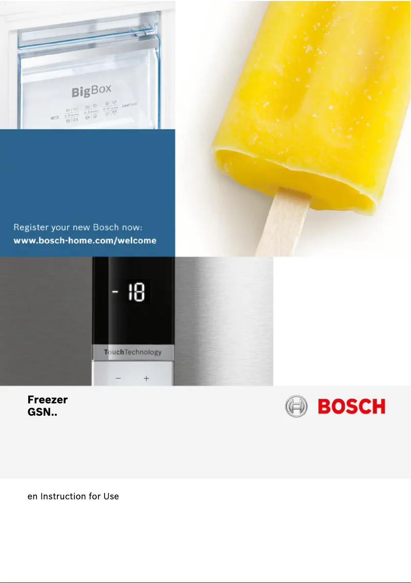 Page n°1 - Manuel utilisateur Bosch GSN36AW3PG