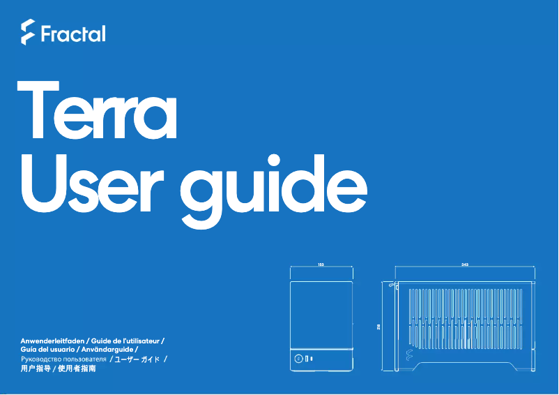 Page 1 de la notice Manuel utilisateur Fractal Design Terra