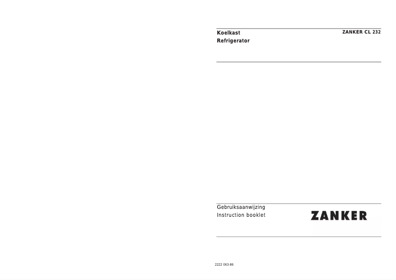 Image de la première page du manuel de l'appareil CL 232
