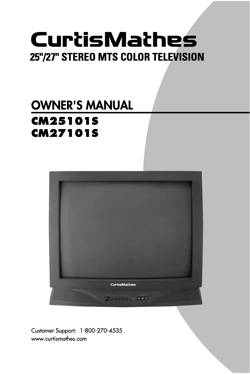 Page 1 de la notice Manuel utilisateur Daewoo CM25101S