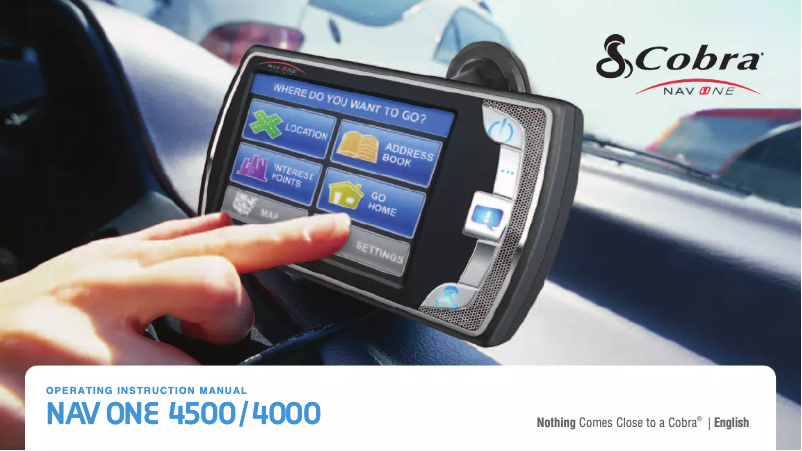 Page 1 de la notice Manuel utilisateur Cobra Navone 4500