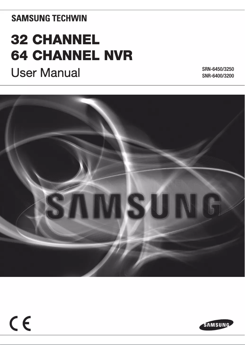 Image de la première page du manuel de l'appareil SNR-3200