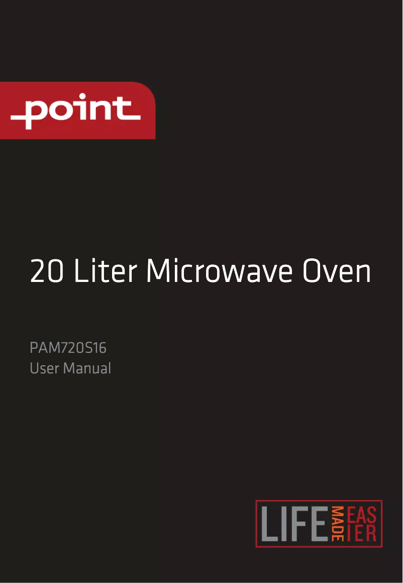 Page 1 de la notice Manuel utilisateur Point PAM720S16