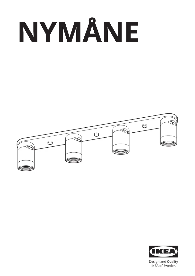 Image de la première page du manuel de l'appareil NYMÅNE 703.377.01