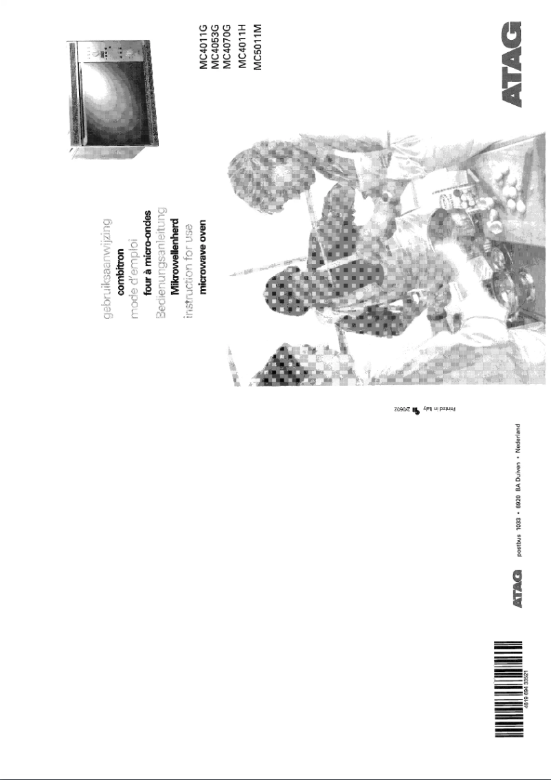 Image de la première page du manuel de l'appareil MC4070G