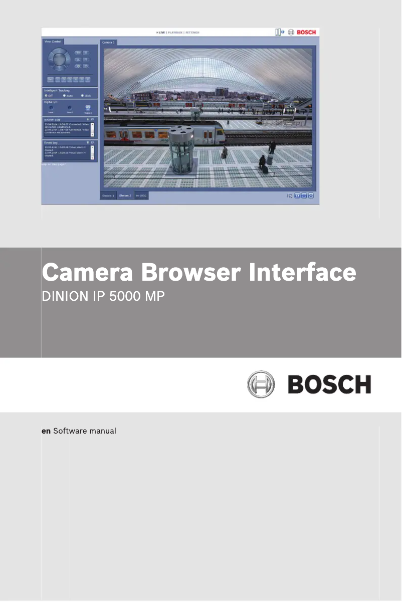 Page n°1 - Manuel utilisateur Bosch NBN-50051-V3